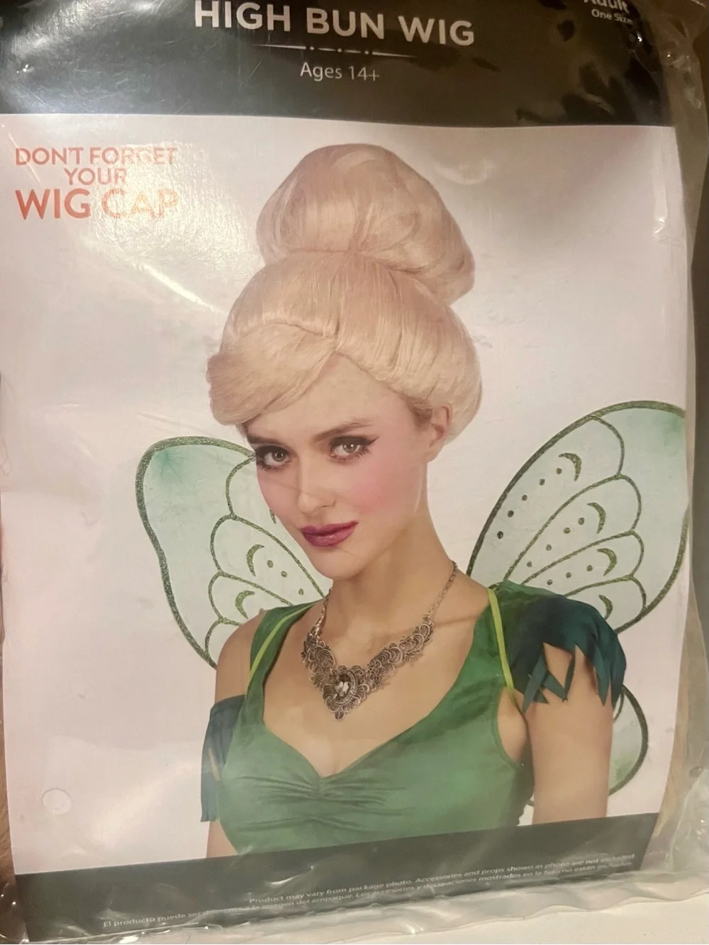 High Bun Wig - Blonde Elegant Updo for Women